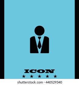 Icon of businessman.