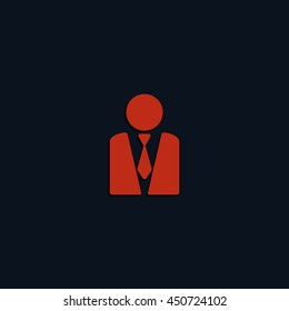 Icon of businessman.