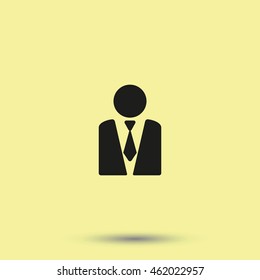 Icon of businessman.