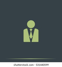 Icon of businessman.