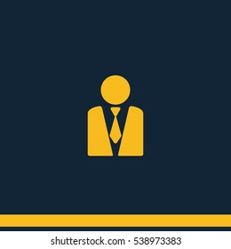 Icon of businessman.