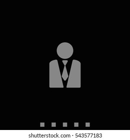 Icon of businessman.