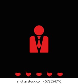 Icon of businessman.