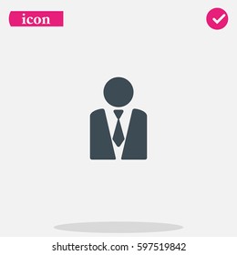 Icon of businessman.