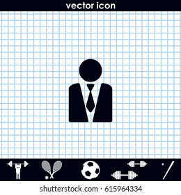 Icon of businessman.