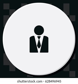 Icon of businessman.
