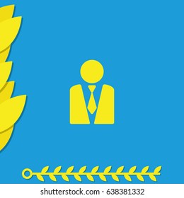 Icon of businessman.