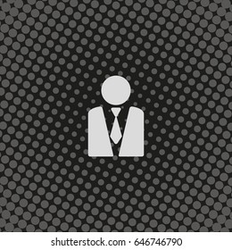 Icon of businessman.