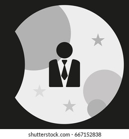 Icon of businessman.
