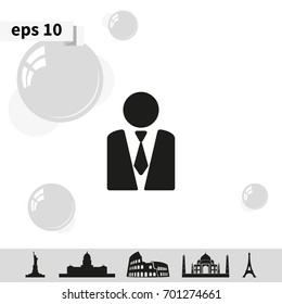 Icon of businessman.