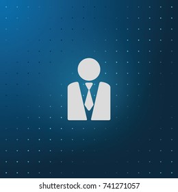 Icon of businessman.