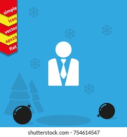 Icon of businessman.