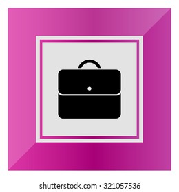 Icon of businessman briefcase
