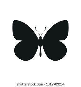 Icon of a butterfly. Simple vector illustration on a white background.