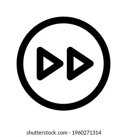 Icon Button Next With Style Outline