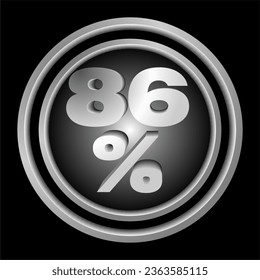 Symbol, Schaltfläche 86 %