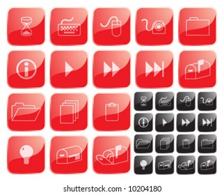 icon or button set1 vector