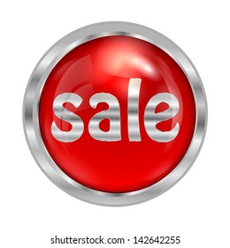 icon button to shop online isolated on white background