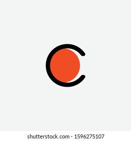 icon C logo design template elements