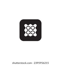 icon c modern, simple, abstract