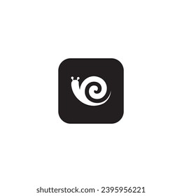 icon c snail modern, simple, abstract