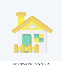 Cabina de iconos. relacionado con el símbolo Alojamiento. estilo plano. diseño simple editable. ilustración simple