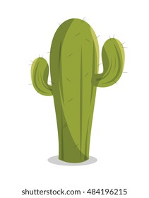 icon cactus mexican design