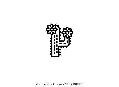 Icon Cactus Vector Graphic Perfect for House Plants