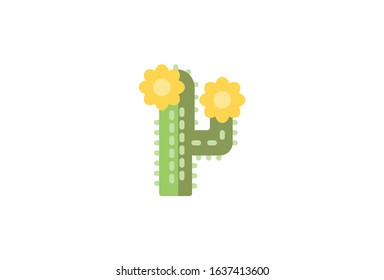 Icon Cactus Vector Graphic Perfect for House Plants