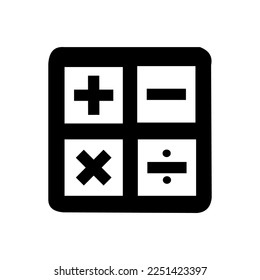 Icon calculation in black and white