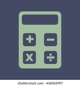 Icon of Calculator. Eps-10.