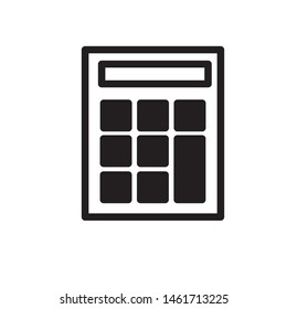 icon calculator illustration design vector 