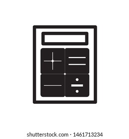 icon calculator illustration design vector 