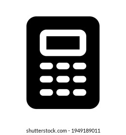 Icon Calculator With Style Glyph