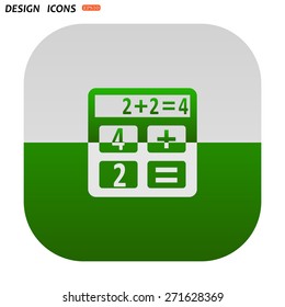 icon calculator. icon. vector design