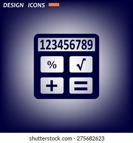 icon calculator. icon. vector design