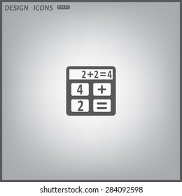 icon calculator. icon. vector design