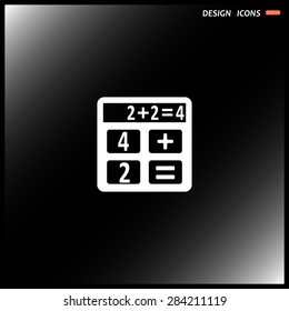 icon calculator. icon. vector design