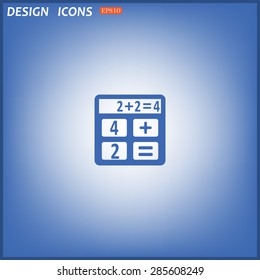 icon calculator. icon. vector design