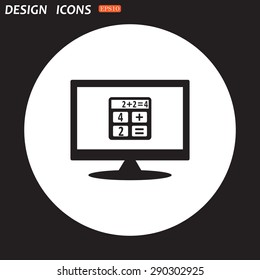 icon calculator. icon. vector design