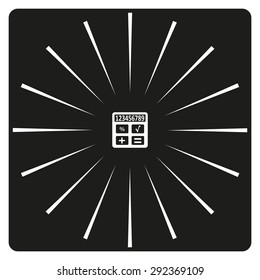 icon calculator. icon. vector design