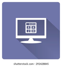 icon calculator. icon. vector design