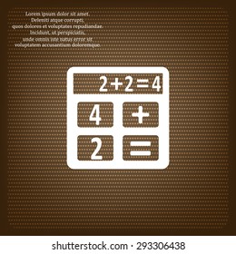 icon calculator. icon. vector design