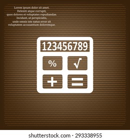 icon calculator. icon. vector design