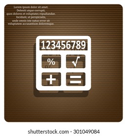 icon calculator. icon. vector design