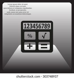 icon calculator. icon. vector design