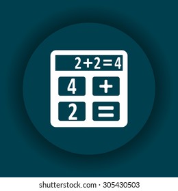 icon calculator. icon. vector design