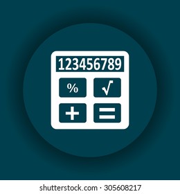 icon calculator. icon. vector design