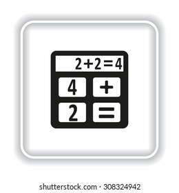icon calculator. icon. vector design