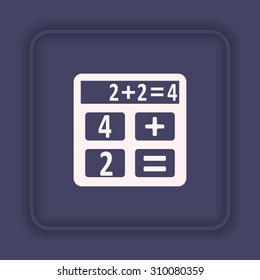 icon calculator. icon. vector design